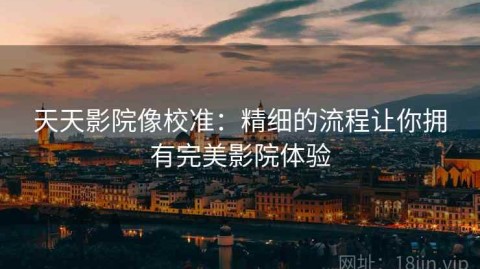 天天影院像校准：精细的流程让你拥有完美影院体验