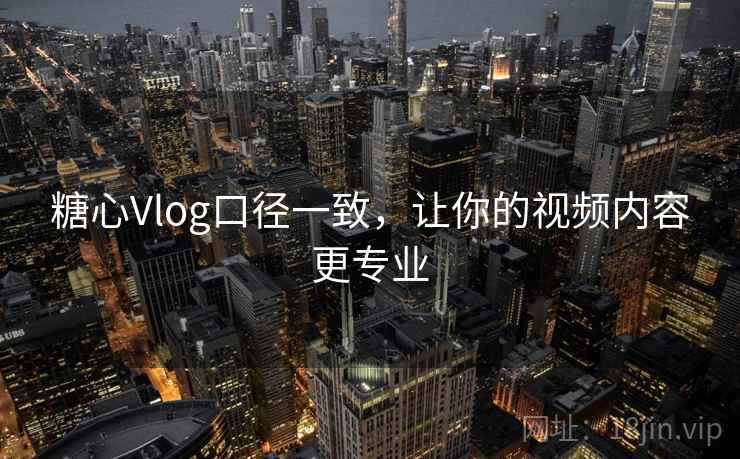 糖心Vlog口径一致，让你的视频内容更专业